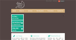 Desktop Screenshot of felinemedcenter.com